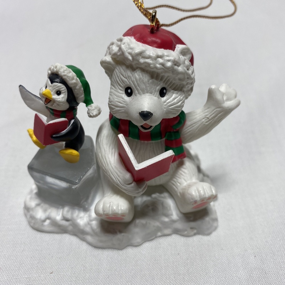 1991 Rennoc A Christmas Charmers Lets Sing A Cheery Chorus 1st Edition Bear VTG